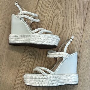 SCHUTZ White Wedges 7.5